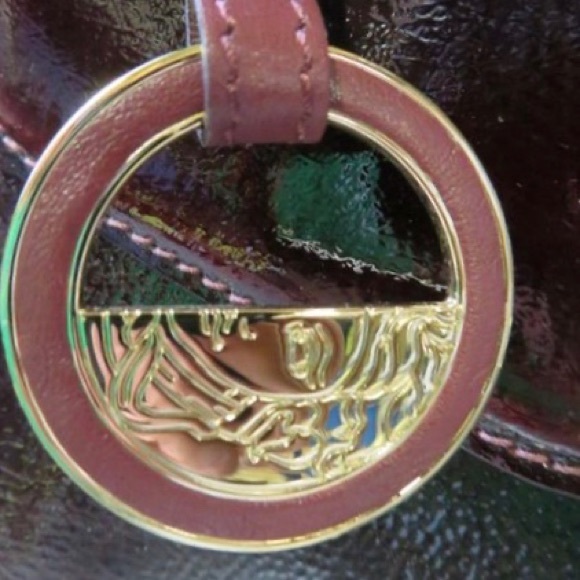 Rare Versace Vintage oxblood bag with tags - Picture 3 of 8